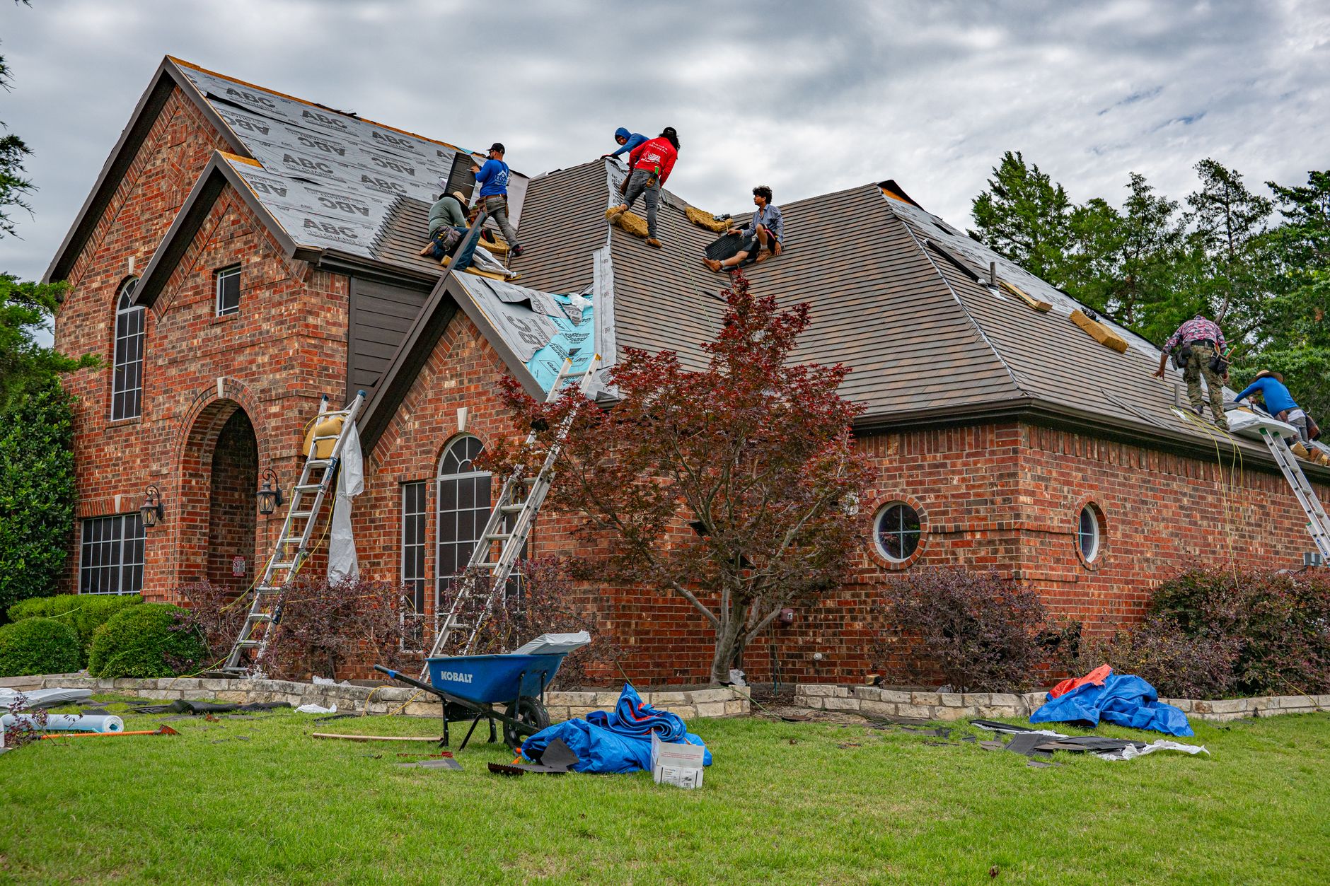Storm repair, same day
